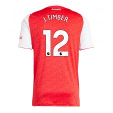 Arsenal Jurrien Timber #12 Hjemmedrakt 2025-26 Kortermet